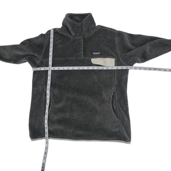 Patagonia Gray Re-Tool Snap-T® Fleece Pullover Size Large Women’s - Picture 5 of 5